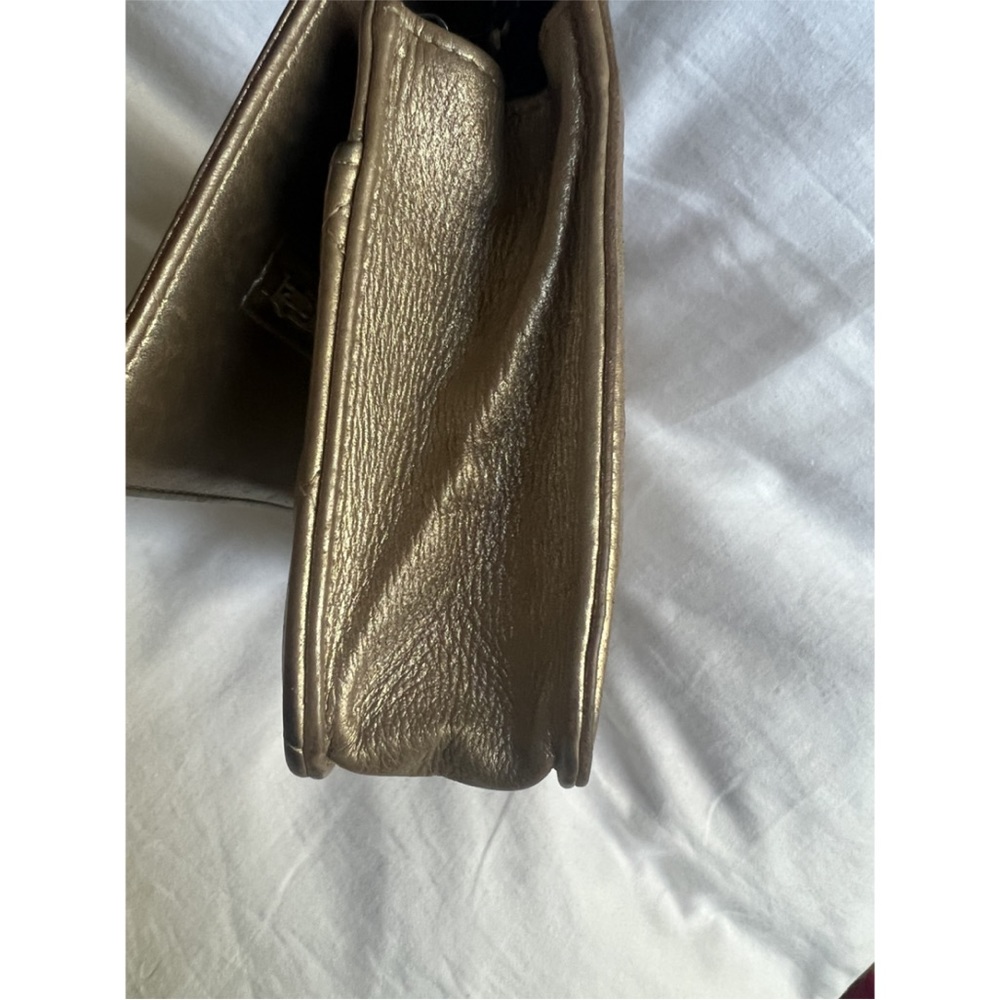 Chanel Boy Bag Wallet on Chain gold bronze quilted leather gold crossbody purse - Picture 3 of 9